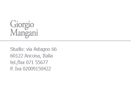 Giorgio Mangani consulente